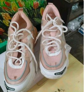 Pink Chunky Sneakers