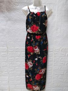 Floral Print Maxi Dress