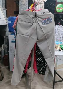 Men's Grey Formal Trousers