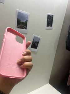 Iphone 14/15 pink silicone Case