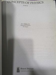 Concepts of Physics Vol 2 By H C Verma