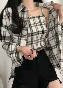 Trendy Plaid Crop Top