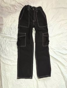 Urban Outfitters Black Baggy Jeans