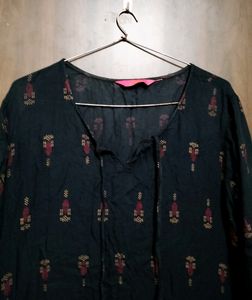 ❗Price Drop❗Printend Navy Blue Tunic