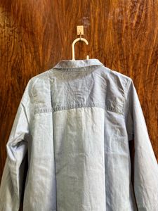34 bust Blue Denim womens Shirt