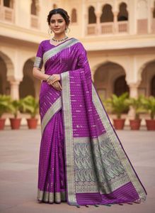 Premium 100% Pure Banarasi silk saree