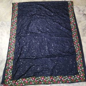 dark Navy Blue beautiful saree with blouse