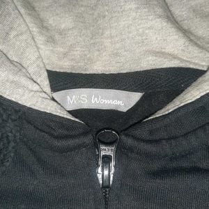 Authentic Mark & Spencer Cozy Black Hoodie