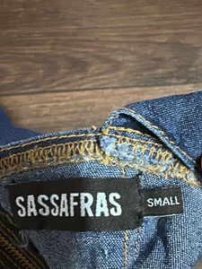 Blue Denim Corset Top