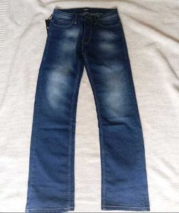 Stylish Blue Wash Denim Jeans