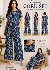 Floral Cord Set - Breezy &amp; Beautiful