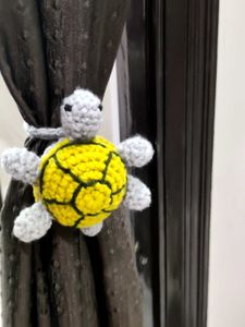 Crochet Turtle🐢 Bag Charm &amp; Curtain Tie ✨