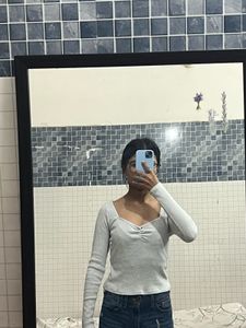 Lost Threads Ribbed Long Sleeve Top
