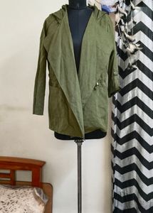 Green Hooded Jacket