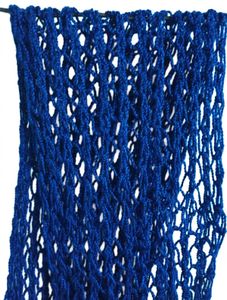 Boho Blue Crochet Scarf/Duppatta