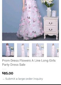 Butterfly &amp; Floral Embellished Dress