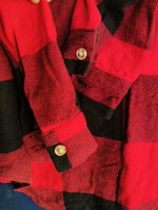 Red &amp; Black Buffalo Plaid Shirt