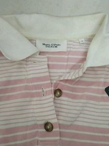 Striped Polo Top