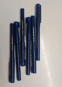 Pack of 6 Blue Fine Writer Pens Set