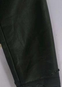 Faux Leather Cropped Jacket