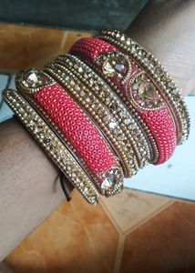 Heavy Kade Sets Pink And Golden Color