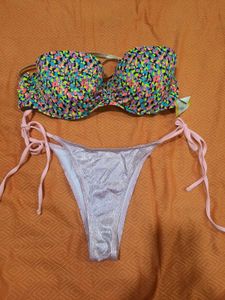 Colorful Floral Bikini Set
