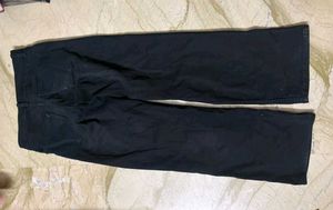 H&amp;m Black Wide-Leg jeans