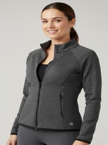 Gray Zip-Up Jacket