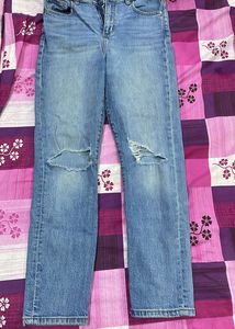 Slim Fit Ankle Length Jeans
