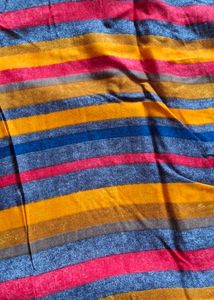 Striped Red Kurta