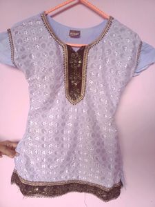Embroidered Kurti Top