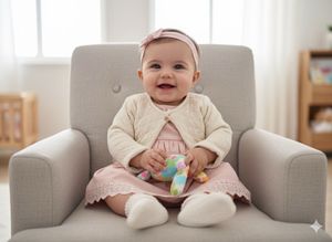 Adorable Baby Unisex Quilted Cardigan