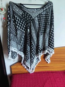 pointy poncho top with one freebie