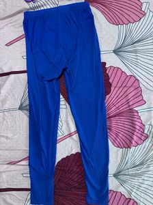 Vibrant Green Printed Kurta &amp; Blue Leggings