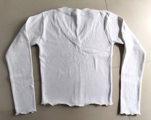 White V-Neck Top For Women