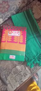 khadi cotton suit with bottom and dupatta