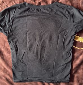 Graphic Print Crop Top