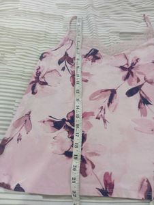 Floral Print Satin Pajama Set