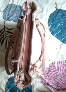 Peach Coloured Women's Handbag.
