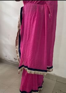 🆕Ready to Wear Heavy Designer Saree &amp; Blouse