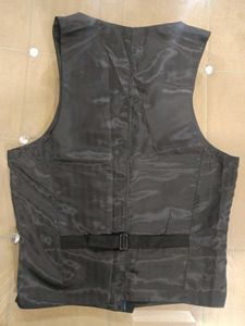 Classic Black Formal Vest Medium Size