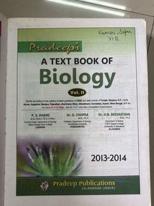 Pradeep's A Text Book of Biology Vol. II