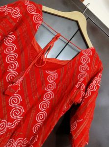 Red🔴 Anarkali Kurti For 40 Bust
