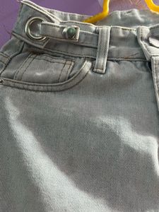 Stylish Light Wash Wide Leg Jeans