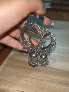 Unique Skull Jhumka Hoop Earrings