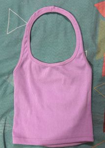 💜Lavender Halter Neck Top