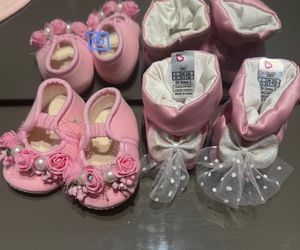Adorable Pink Baby Shoes