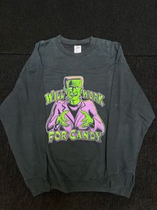 Frankenstein "Will Work For Candy" Sweatshirt