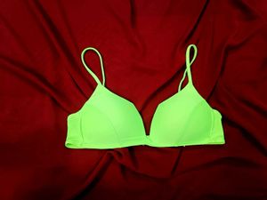 🇳🇿💫🎀Vibrant Neon Green Push-Up Bra
