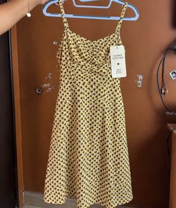 Cute Yellow Mini Dress